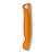 Нож для овощей VICTORINOX SwissClassic, складной, лезвие 11 см с волнистой кромкой, оранжевый, изображение 8