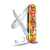 Набор для детей VICTORINOX 'Попугай': перочинный нож 84 мм, шнурок на шею, книга-раскраска, красный, изображение 2