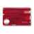 Швейцарская карточка VICTORINOX SwissCard Nailcare, 13 функций, полупрозрачная красная, изображение 2