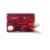 Швейцарская карточка VICTORINOX SwissCard Lite, 13 функций, полупрозрачная красная, изображение 2