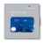 Швейцарская карточка VICTORINOX SwissCard Lite, 13 функций, полупрозрачная синяя, изображение 2