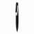 Ручка шариковая 'Pluton', покрытие soft touch, черный, Цвет: черный, изображение 2