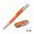 Набор ручка 'Clas' + флеш-карта 'Vostok' 8 Гб в футляре, покрытие soft touch, оранжевый, Цвет: оранжевый, изображение 2