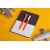 Ручка шариковая 'Clive', покрытие soft touch, оранжевый с белым, Цвет: оранжевый с белым, изображение 2