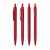 Ручка шариковая 'Phil' из антибактериального пластика, красный, Цвет: красный, изображение 2