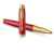 Подарочный набор: Ручка роллер Parker IM Premium T318 Red GT, цвет чернил черный и красный недатированный ежедневник с золотым срезом, изображение 8