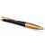 Шариковая ручка Parker Urban (матовый черный лак) Muted Black Gold Finish Trim, стержень: M, цвет чернил: blue, в подарочной упаковке., изображение 3