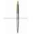 Подарочный набор: Шариковая ручка Parker Jotter Russia Steel GT и Ежедневник недатированный серый, изображение 2