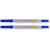 Стержни для ручки-роллера 2шт. Цвет синий , толщина линии М, в блистере. Франция, изображение 3