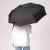 Зонт складной Azimut, черный, Цвет: черный, Размер: 68x375x68, изображение 6