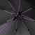 Зонт-трость Quantum, черный/фиолетовый, Цвет: черный, фиолетовый, Размер: 120x860x45, изображение 3