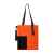 Шоппер Superbag Color (оранжевый с чёрным), Цвет: оранжевый с чёрным, изображение 2