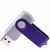Флешка TWIST COLOR MIX Серебристая с фиолетовым 4016.06.11.8ГБ, изображение 2