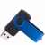 Флешка TWIST COLOR MIX Черная с синим 4016.08.01.16ГБ, изображение 2