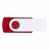 Флешка TWIST WHITE COLOR Красная с белым 4015.03.07.4ГБ, изображение 3