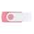 Флешка TWIST WHITE COLOR Розовая с белым 4015.10.07.4ГБ, изображение 3