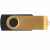 Флешка TWIST COLOR MIX Черная с золотистым 4016.08.17.8ГБ, изображение 3