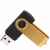 Флешка TWIST COLOR MIX Черная с золотистым 4016.08.17.8ГБ, изображение 2