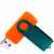 Флешка TWIST COLOR MIX Оранжевая с зеленым 4016.05.02.8ГБ, изображение 2