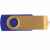 Флешка TWIST COLOR MIX Синяя с золотистым 4016.01.17.8ГБ, изображение 3