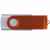 Флешка TWIST COLOR MIX Серебристая с оранжевым 4016.06.05.8ГБ, изображение 3