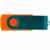 Флешка TWIST COLOR MIX Оранжевая с зеленым 4016.05.02.8ГБ, изображение 3
