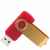 Флешка TWIST COLOR MIX Красная с золотистым 4016.03.17.16ГБ3.0, изображение 2