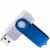 Флешка TWIST COLOR MIX Серебристая с синим 4016.06.01.8ГБ, изображение 2