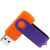 Флешка TWIST COLOR MIX Оранжевая с фиолетовым 4016.05.11.8ГБ, изображение 2