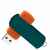 Флешка ELEGANCE COLOR Оранжевая с зеленым 4026.05.02.8ГБ, изображение 4