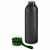 Бутылка для воды VIKING BLACK 650мл. Черная с зеленой крышкой 6142.02, изображение 2