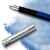 Перьевая ручка Waterman Graduate Allure Deluxe Blue, перо: F, цвет чернил: blue, в падарочной упаковке., изображение 5