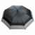 Расширяющийся зонт-антишторм Swiss Peak, d135 см, Черный, Цвет: черный, серый, Размер: , высота 83,5 см., диаметр 135 см., изображение 6