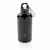 Спортивная алюминиевая бутылка с карабином, Черный, Цвет: черный, Размер: Длина 6,5 см., ширина 6,5 см., высота 17,5 см., диаметр 6,5 см., изображение 3