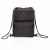Светоотражающий рюкзак на шнурке из RPET AWARE™, Черный, Цвет: черный, Размер: Длина 34 см., ширина 14 см., высота 44 см., изображение 2