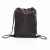 Светоотражающий рюкзак на шнурке из RPET AWARE™, Черный, Цвет: черный, Размер: Длина 34 см., ширина 14 см., высота 44 см., изображение 6