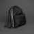 Светоотражающий рюкзак на шнурке из RPET AWARE™, Черный, Цвет: черный, Размер: Длина 34 см., ширина 14 см., высота 44 см., изображение 5