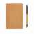 Набор для заметок Kraft с ручкой, А6, Коричневый, Цвет: коричневый, Размер: Длина 10 см., ширина 15 см., высота 1 см., изображение 8