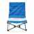 Складное пляжное кресло с чехлом, Синий, Цвет: синий, Размер: Длина 51 см., ширина 49 см., высота 64 см., изображение 2