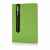 Блокнот для записей Deluxe формата A5 и ручка-стилус, Зеленый, Цвет: зеленый, Размер: Длина 1,6 см., ширина 20,3 см., высота 145 см., изображение 3
