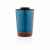 Термокружка Cork из нержавеющей стали и переработанного полипропилена GRS, 300 мл, Синий, Цвет: синий,, Размер: , высота 13 см., диаметр 8,7 см., изображение 3