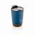 Термокружка Cork из нержавеющей стали и переработанного полипропилена GRS, 300 мл, Синий, Цвет: синий,, Размер: , высота 13 см., диаметр 8,7 см., изображение 4