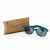 Солнцезащитные очки из переработанного полипропилена GRS, Бирюзовый, Цвет: бирюзовый,, Размер: Длина 14,5 см., ширина 14,8 см., высота 4,9 см., диаметр 0 см., изображение 2
