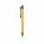 Ручка с корпусом из переработанной бумаги FSC®, Серый, Цвет: серый,, Размер: , высота 13,9 см., диаметр 1,1 см., изображение 2