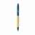 Ручка с корпусом из переработанной бумаги FSC®, Синий, Цвет: синий,, Размер: , высота 13,9 см., диаметр 1,1 см., изображение 3