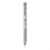 Шариковая ручка TwistLock из переработанного ABS-пластик RCS, Серый, Цвет: серебряный,, Размер: , высота 14,4 см., диаметр 1,1 см., изображение 3
