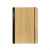 Блокнот Scribe с обложкой из бамбука, А5, 80 г/м², Черный, Цвет: черный,, Размер: Длина 20 см., ширина 14 см., высота 1,6 см., диаметр 0 см., изображение 8