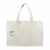 Большая сумка-шоппер VINGA Hilo из переработанного неокрашенного канваса AWARE™, 400 г/м², Кремовый, Цвет: кремовый,, Размер: Длина 49,5 см., ширина 18 см., высота 37 см., диаметр 0 см., изображение 2