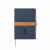 Блокнот VINGA Bosler из переработанного канваса RCS, 80 г/м², Синий, Цвет: темно-синий,, Размер: Длина 21,5 см., ширина 14,5 см., высота 1,5 см., диаметр 0 см., изображение 4
