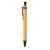 Ручка Bamboo из бамбука, Черный, Цвет: черный,, Размер: Длина 1 см., ширина 1 см., высота 13,7 см., диаметр 1,1 см., изображение 2